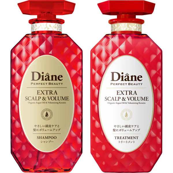 Diane Perfect Beauty Scalp and Volume Shampoo & Treatment Citrus Tea 450ml