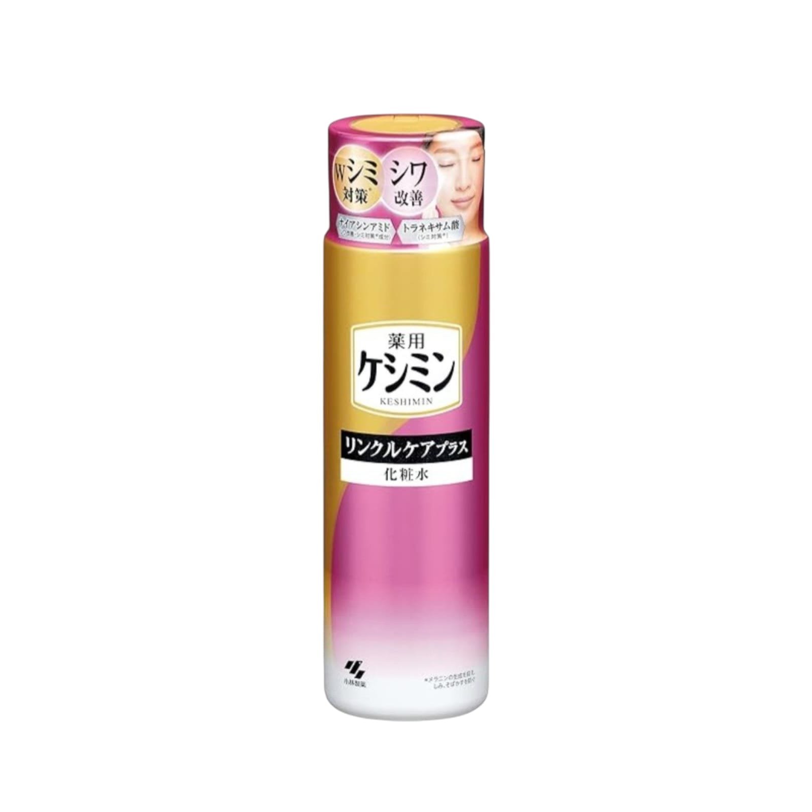 Keshimin Wrinkle Care Plus Milky Lotion [Niacinamide and Tranexamic Acid] [Blended with Freckles and Wrinkles] Keshimin [Kobayashi Pharmaceutical] Quasi-Drug Product 4.6 fl oz (130 ml)