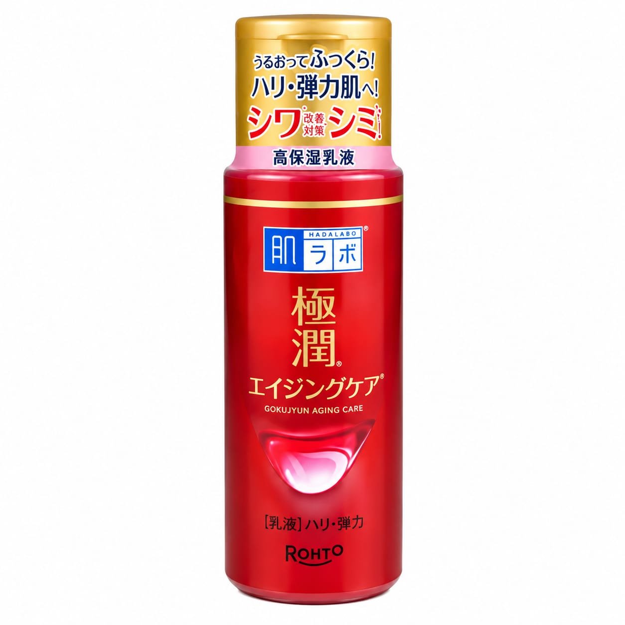 Rohto HadaLabo Gokujyun Aging Care milk Lotion (140ml)