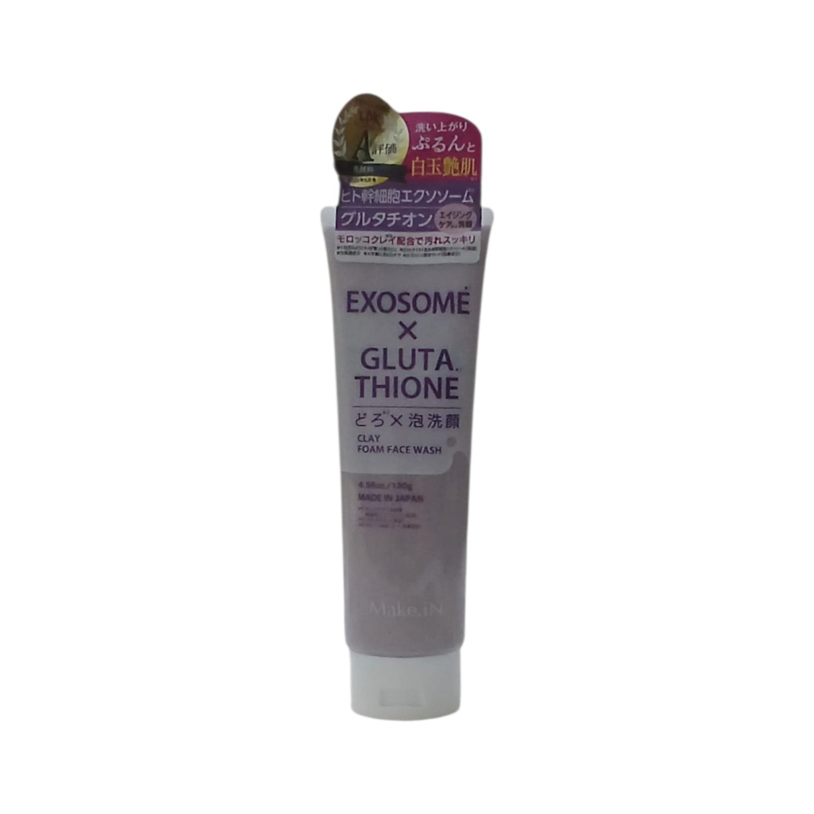 EXOSOME × GLUTATHIONE Clay Foam Face Wash (130g)