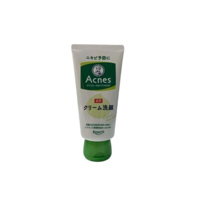 Rohto Acnes Medicated Cream Face Wash 130g – Anti-Acne Cleanser | Made in Japan