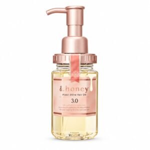 &honey Moist Shine Hair Oil 100ml Pink Label Gold Pump Bottle
